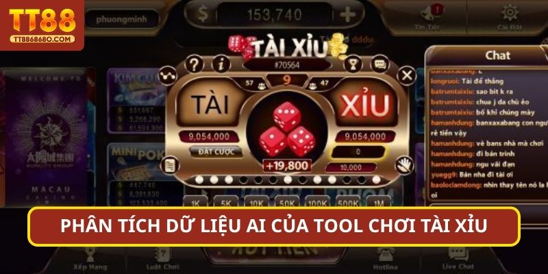Phân tích dữ liệu AI của tool chơi tài xỉu